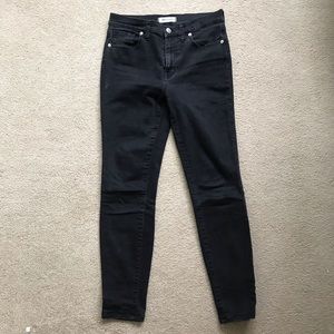 MADEWELL 9” High Riser Skinny Skinny Size 28